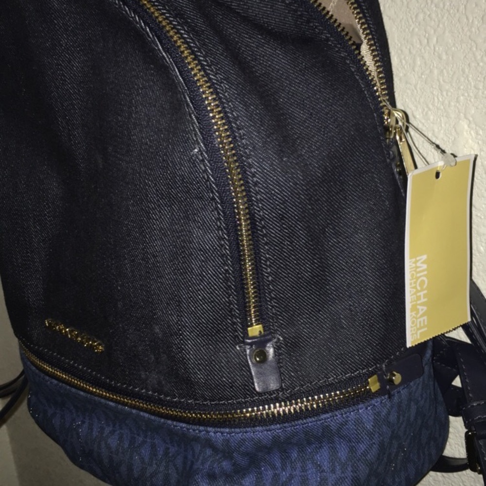 Denim Michael Kors backpack
